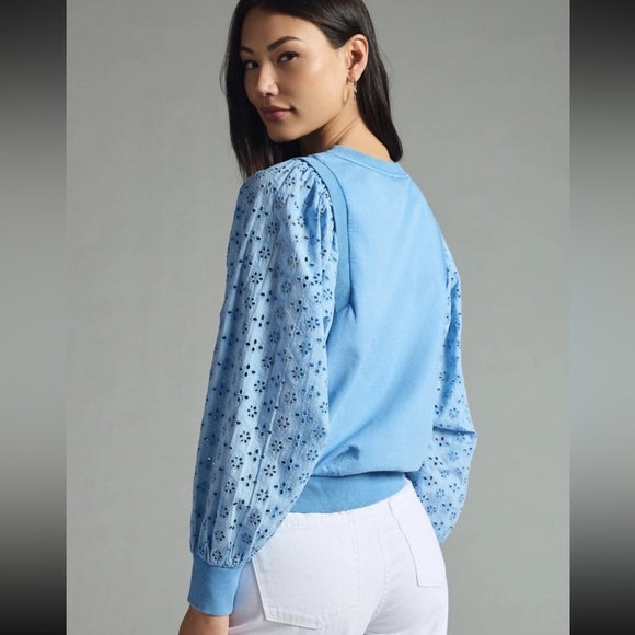 Pilcro Blue Long Sleeve Top - Picture 2 of 6